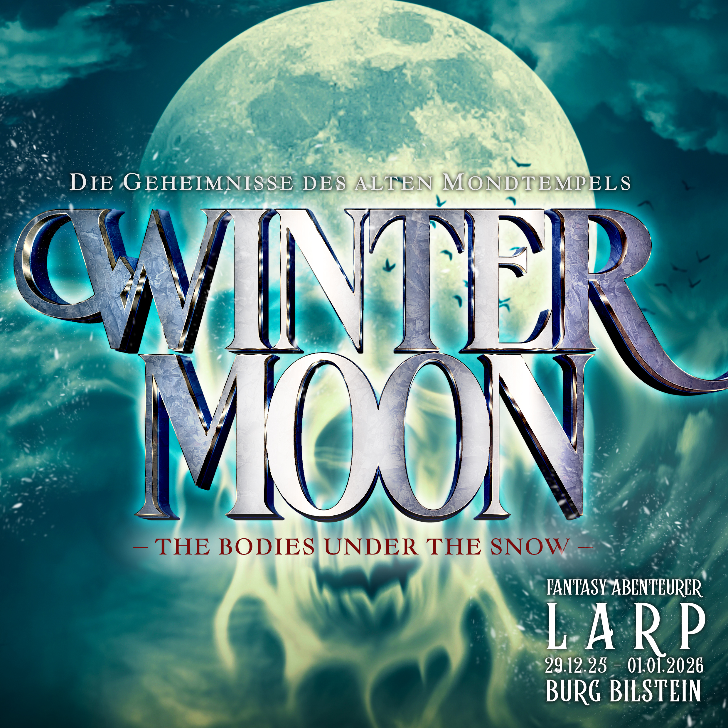 WINTER MOON – Fantasy-Abenteurer LARP zu Silvester 2025/26 (29.12.25 – 01.01.2026 auf Burg Bilstein) WINTER MOON – Fantasy-Abenteurer LARP zu Silvester 2025/26 (29.12.25 – 01.01.2026 auf Burg Bilstein)